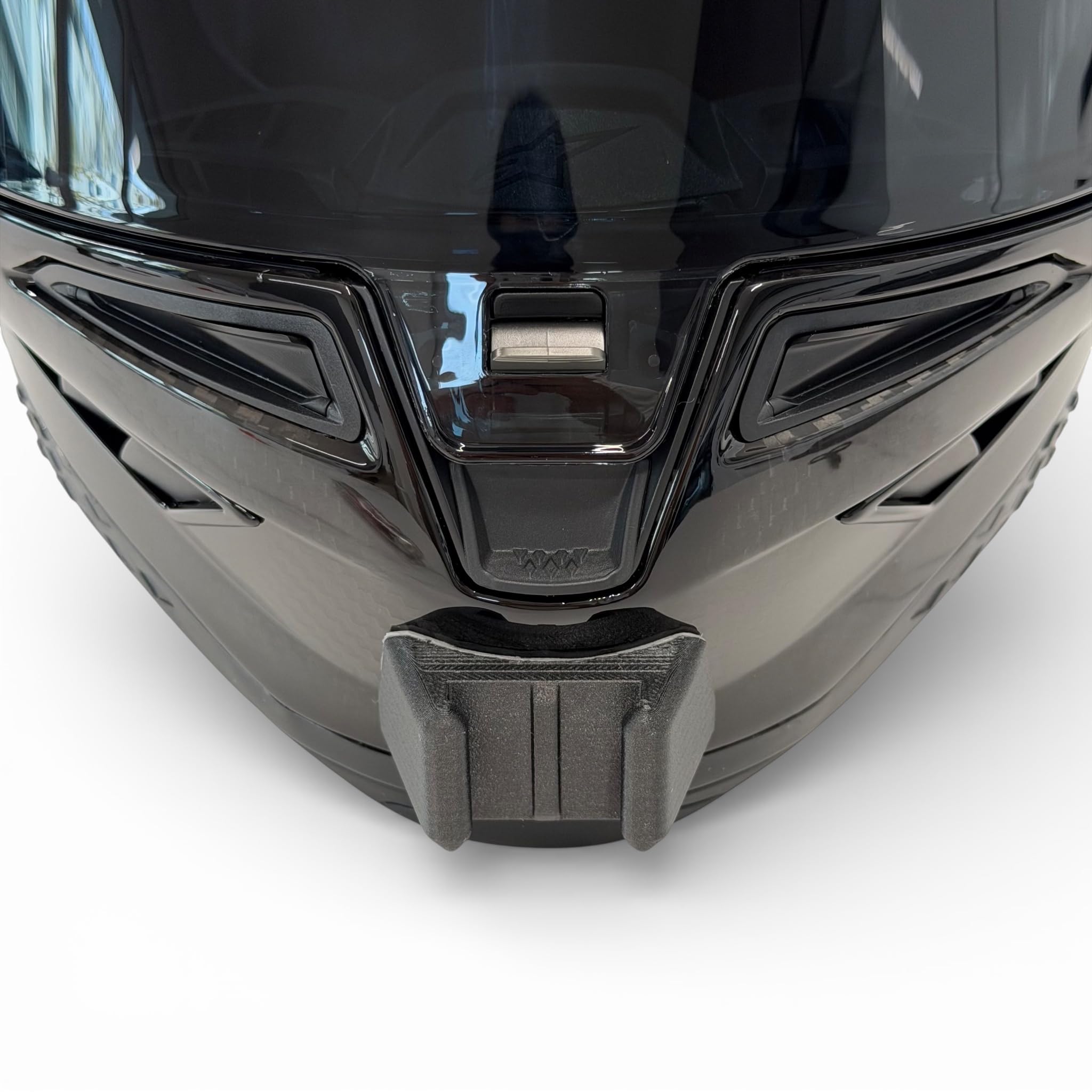 Action CAM Chin Mount para Cascos de Moto, Compatible con GoPro, dji, Insta360 (Single, Alpinestars Supertech R10)