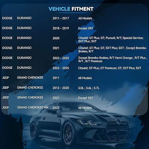 Miniatura 406 de Detroit Axle - Rotores de disco delantero de 10.827 in + pinza de freno lateral del pasajero de repuesto para Toyota RAV4 Prius V Lexus HS250H Scion