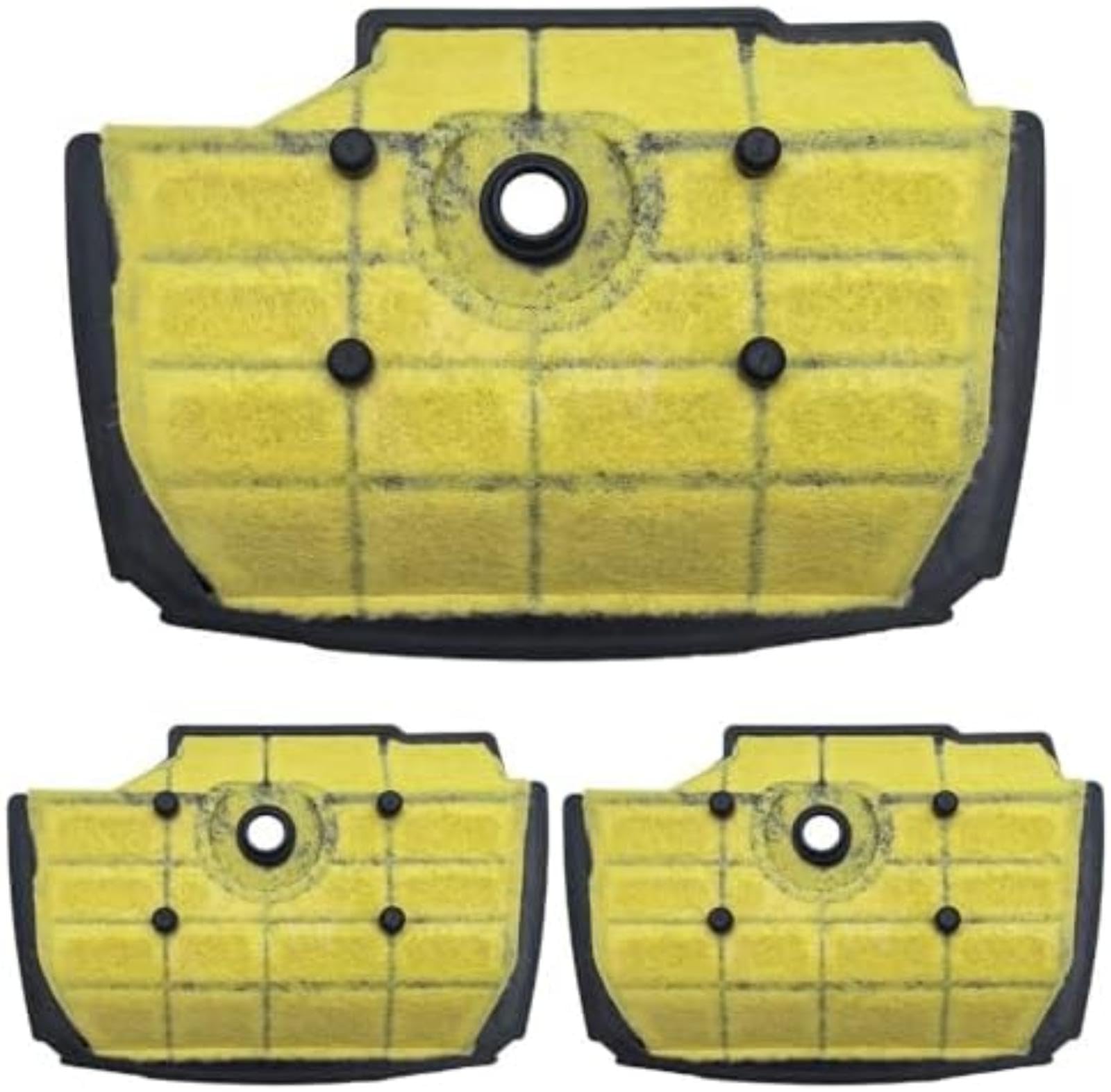 Limpiador de filtros de aire de 3 uds, para motosierra Ms201 MS201T MS201TC parte 145 140 1900 herramientas de jardín filtro de aire para cortacésped