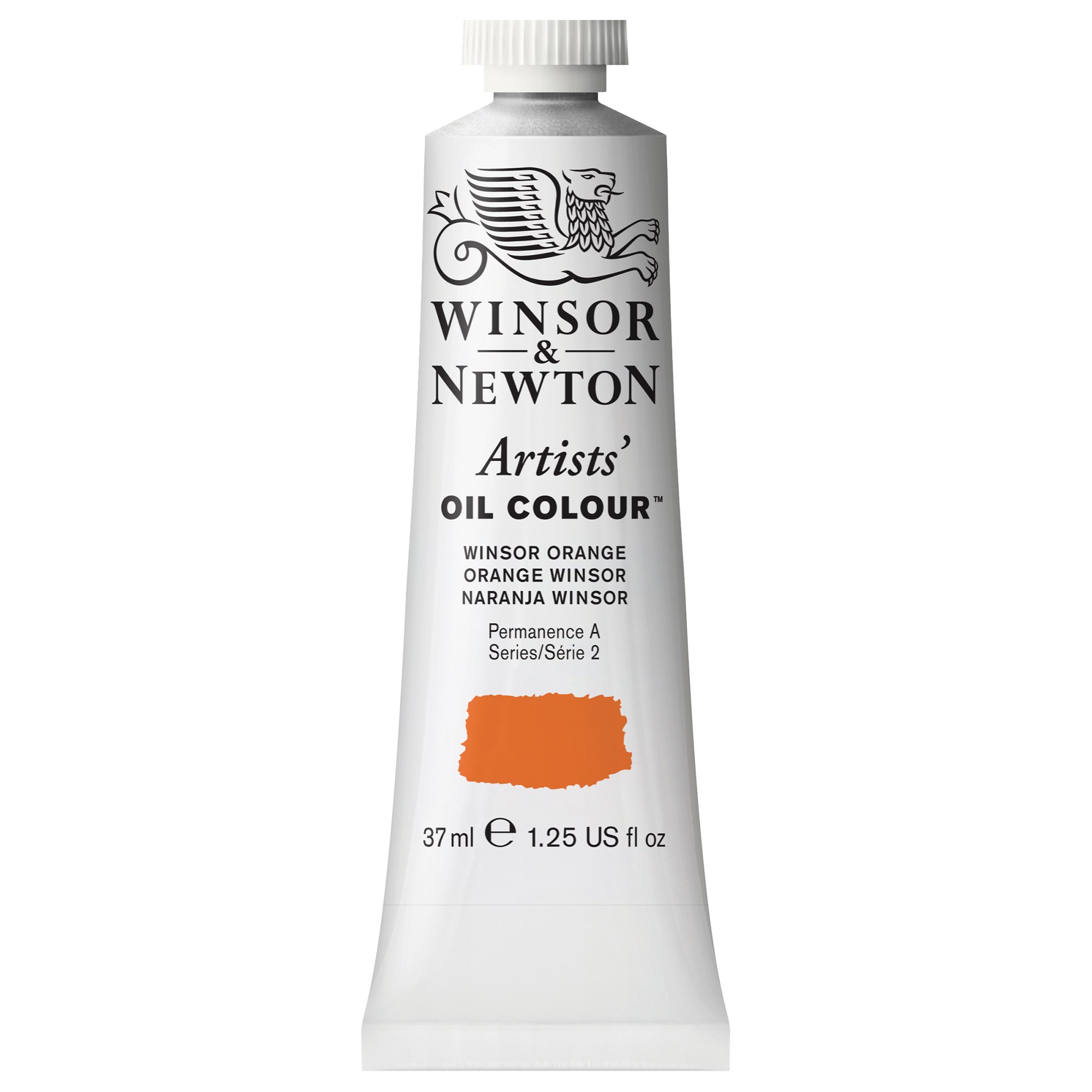 Winsor & Newton 37ml Artists' Oil Colour - Winsor Orange