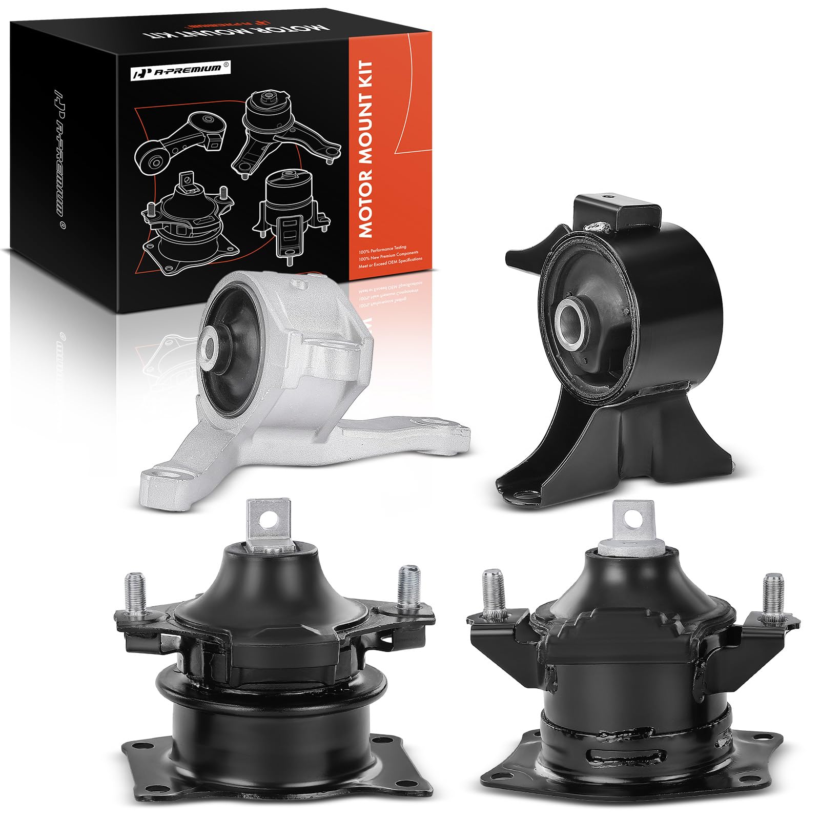 Motor Drive Mount ブラック Amazon.com: A-Premium 4PCS Engine Motor Mount and