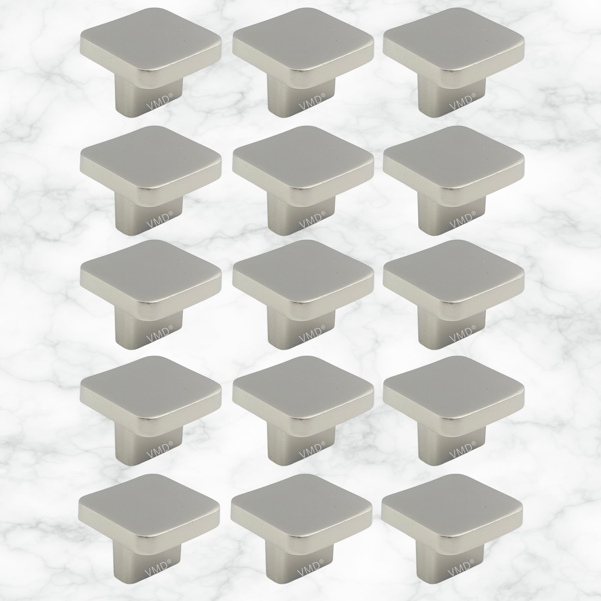VMD, Squre Zink Drawer Knob,Cabinet Knobs, Drawer Pulls - Satin MATT Finish - Perfect for Home & Office Drawers - (Pack of 15) (B0D23611KZ) Amazon Price History, Amazon Price Tracker