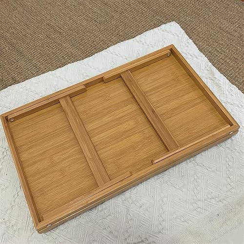 Miniatura 6 de ZSEDP - Bandeja plegable de madera para cama para desayuno en la cama escritorio para laptop mesa de comedor simple para sofá cama mesa de picnic