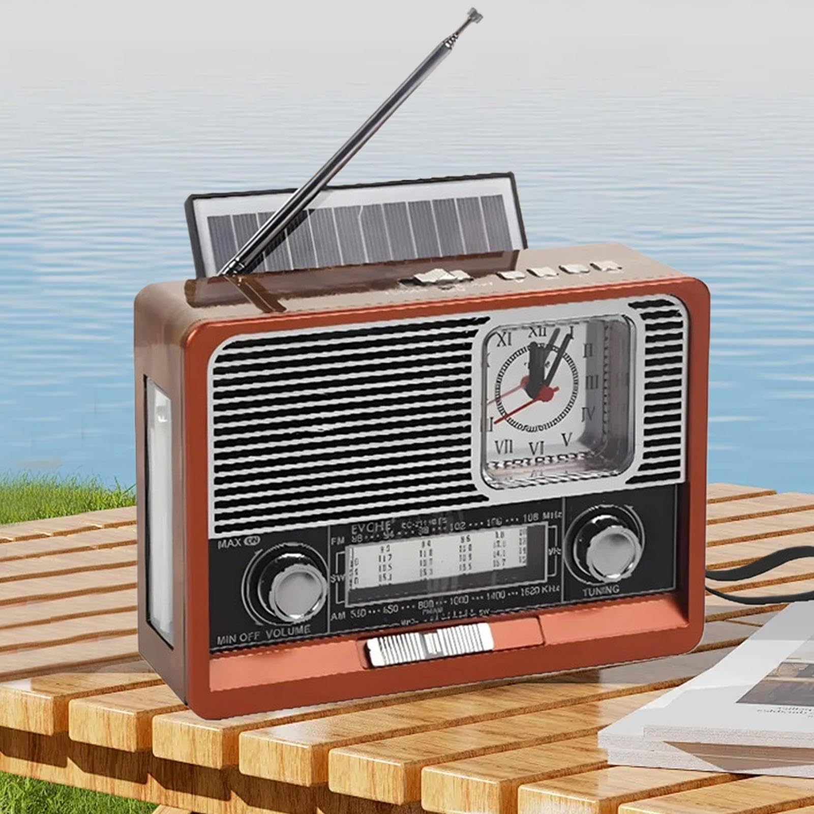 Radio Vintage Batería De Larga Duración Recargable USB