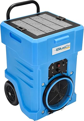 BlueDri AS1000 1000 CFM - Depurador de aire HEPA portátil de gran capacidad con filtración de dos etapas, color azul