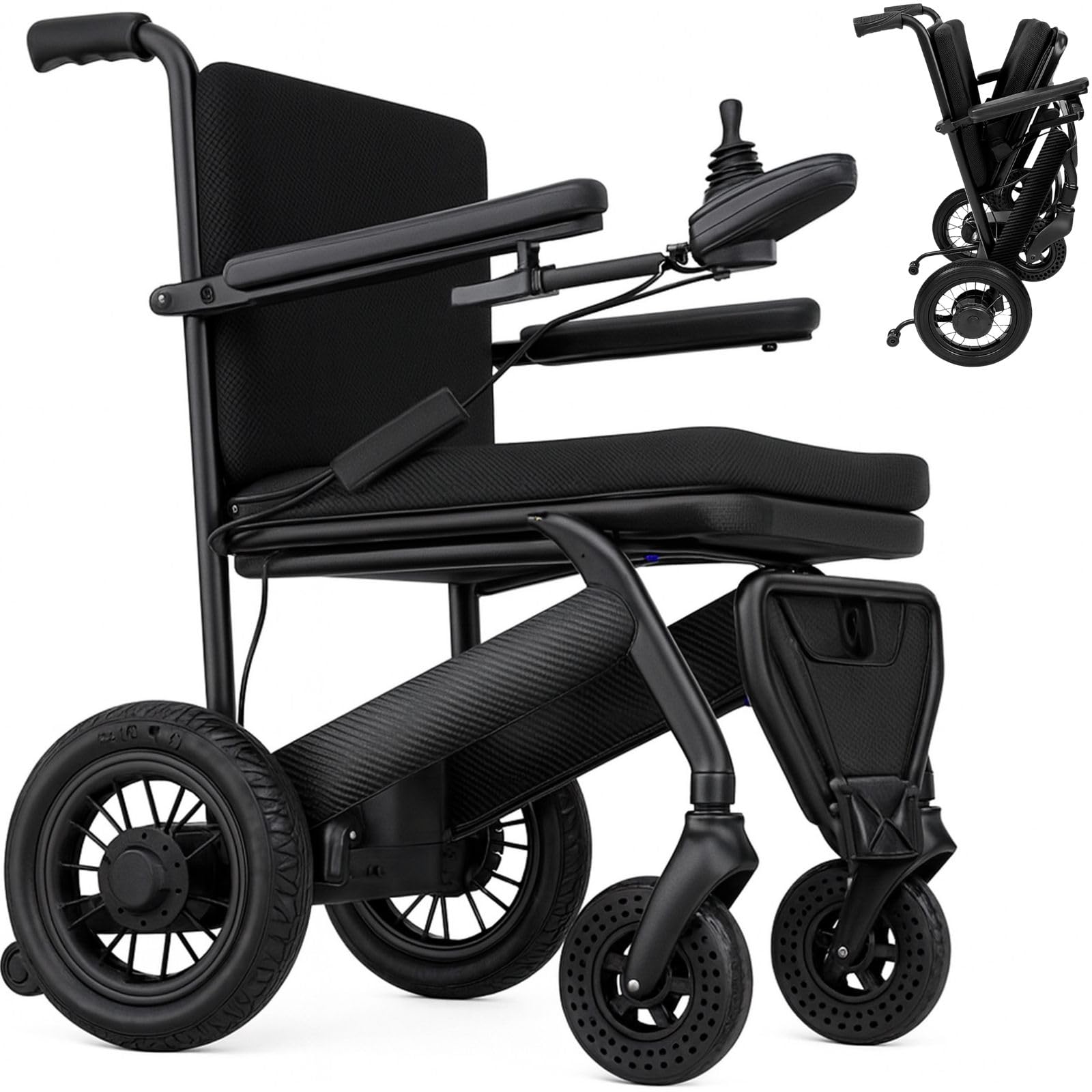 Vive Lightweight Carbon Fiber Electric Wheelchair