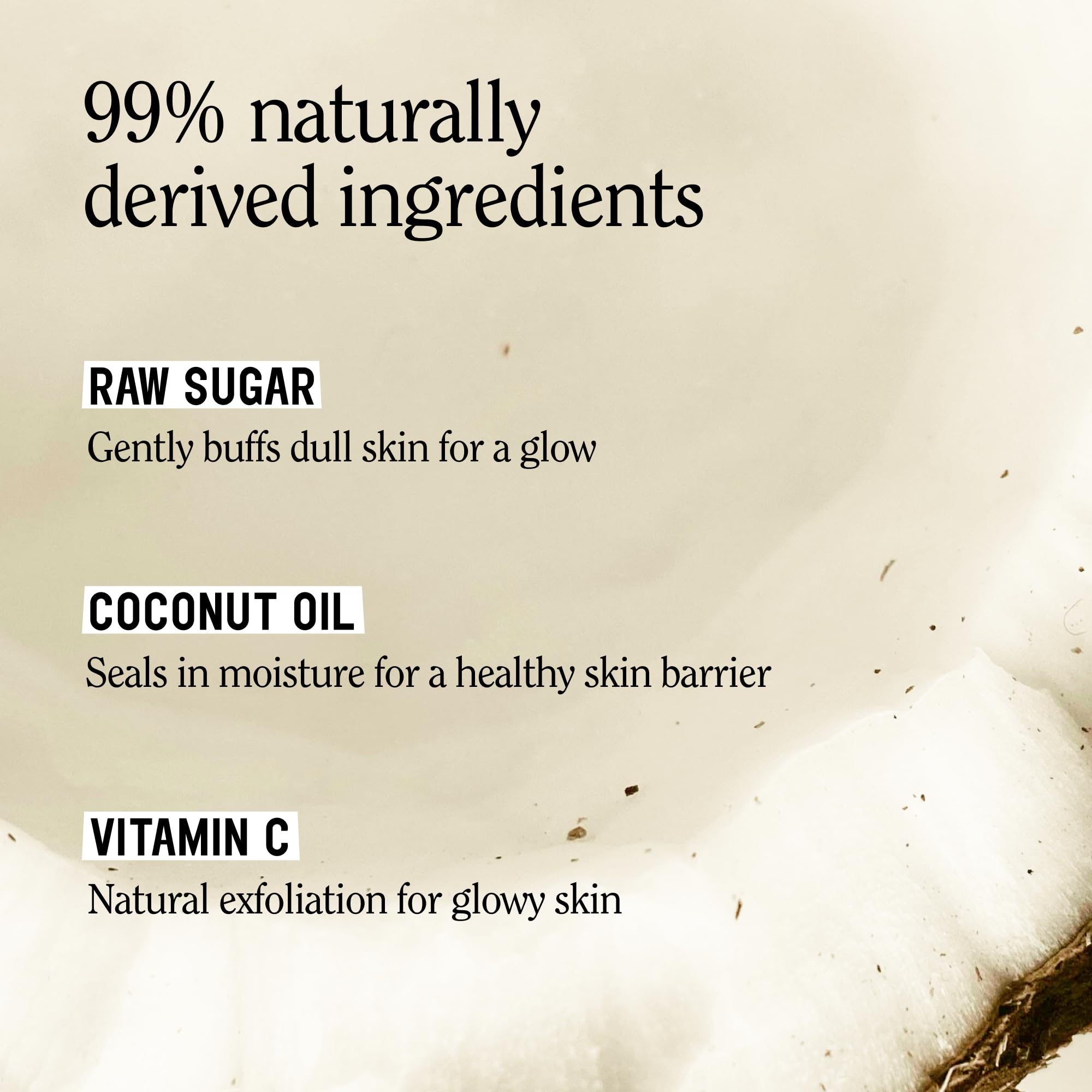 California Naturals Exfoliating Body Scrub with Coconut Oil, Vitamin C & Sugar, 14.5 oz