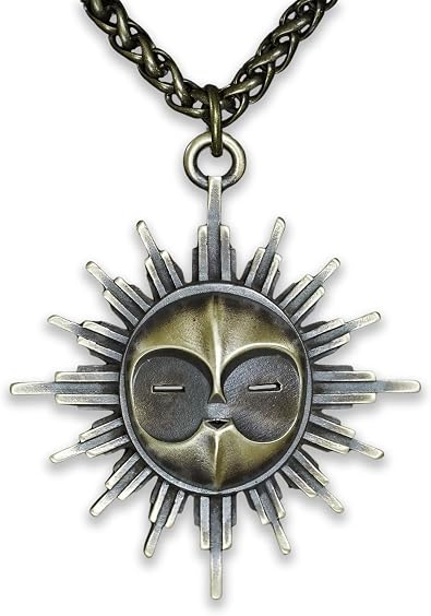 Baldur Jewelry - Expedition 33 Necklace Pendant Amulet with Chain