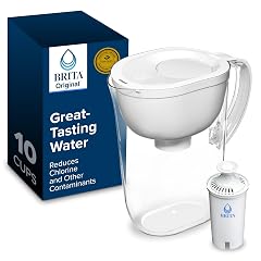 Brita Large Water Filter Pitcher for Tap and Drinking Water Includes 1 Standard Filter BPA-Free Lasts Two Months