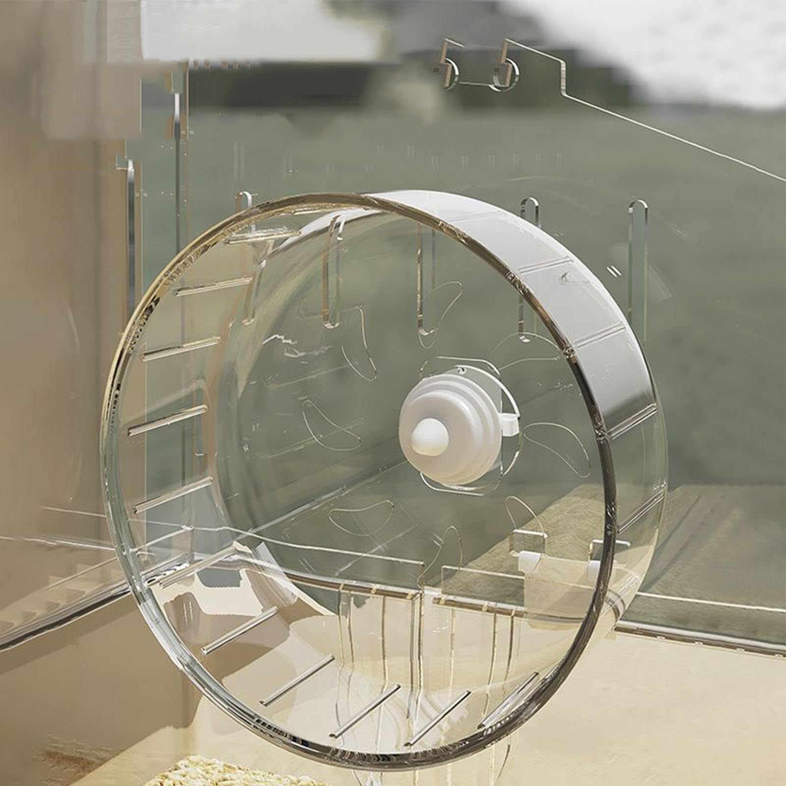 Jaula Para Hámster Hábitat Para Chinchilla Con Dos Niveles Transparentes | Jaula para Hurón Acrílica de 45x28x34 centímetros Para Erizo Hurón Gerbo Chinchilla Mascotas Pequeñas Monitoreo