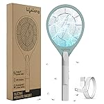 Lifelong Rechargeable Electric Mosquito Racket | Electric Fly Swatter | Mosquito Bat | Mosquito Killer Racket | USB Charging, White