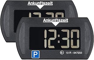 2x Park Mini elektronische Parkscheibe digitale Parkuhr mit offizieller Zulassung  - 2 Stück Spar Set
