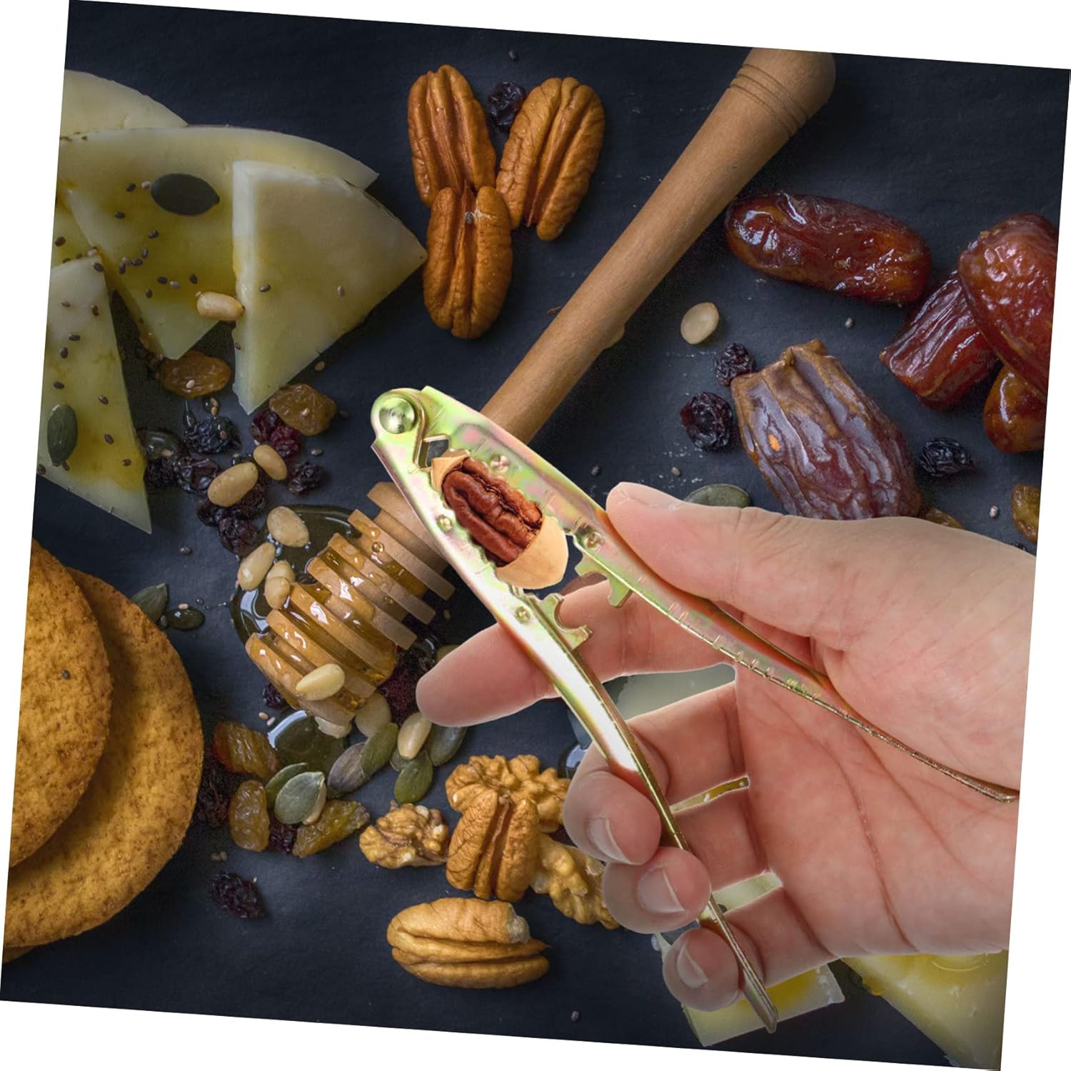 4pcs Nutcracker Hand Seafood Tools Pliers Tool Nippers Tool Pine Nuts Opener Hazelnut Pliers Pine Nuts Clamps Pecan Clamp Walnut Opener Hazelnut Clips Heavy Dried Fruit Iron