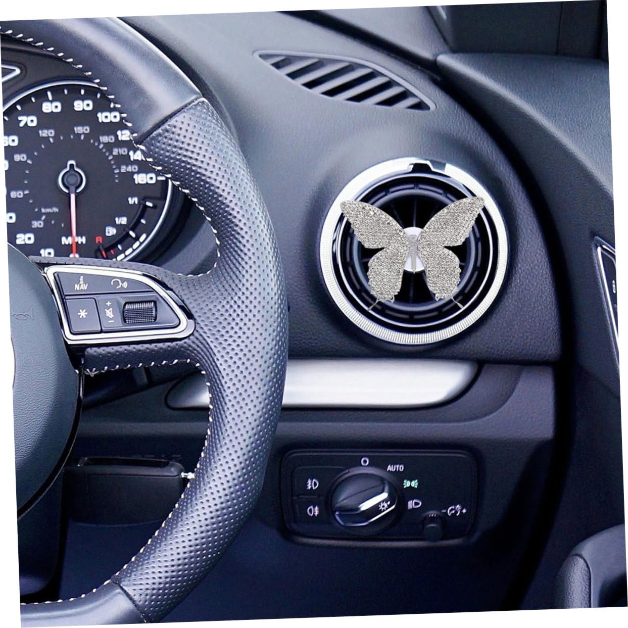 SOLUSTRE 4stücke Rhinestone Auto Duftclip Für Klimaanlage Autoausstattung Mit Einfacher Für Angenehmes Fahrgefühl Und Frischen Duft Im Auto