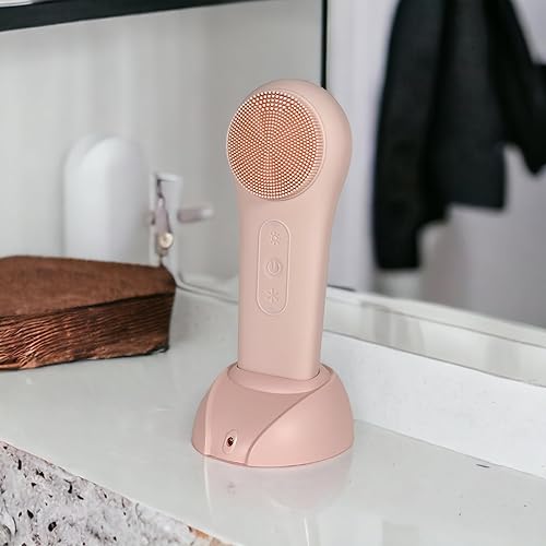 Miniatura 2 de More Life Clarity - Cepillo de limpieza facial avanzado 3 en 1 con soporte de carga, limpiador facial eléctrico recargable en caliente y frío de