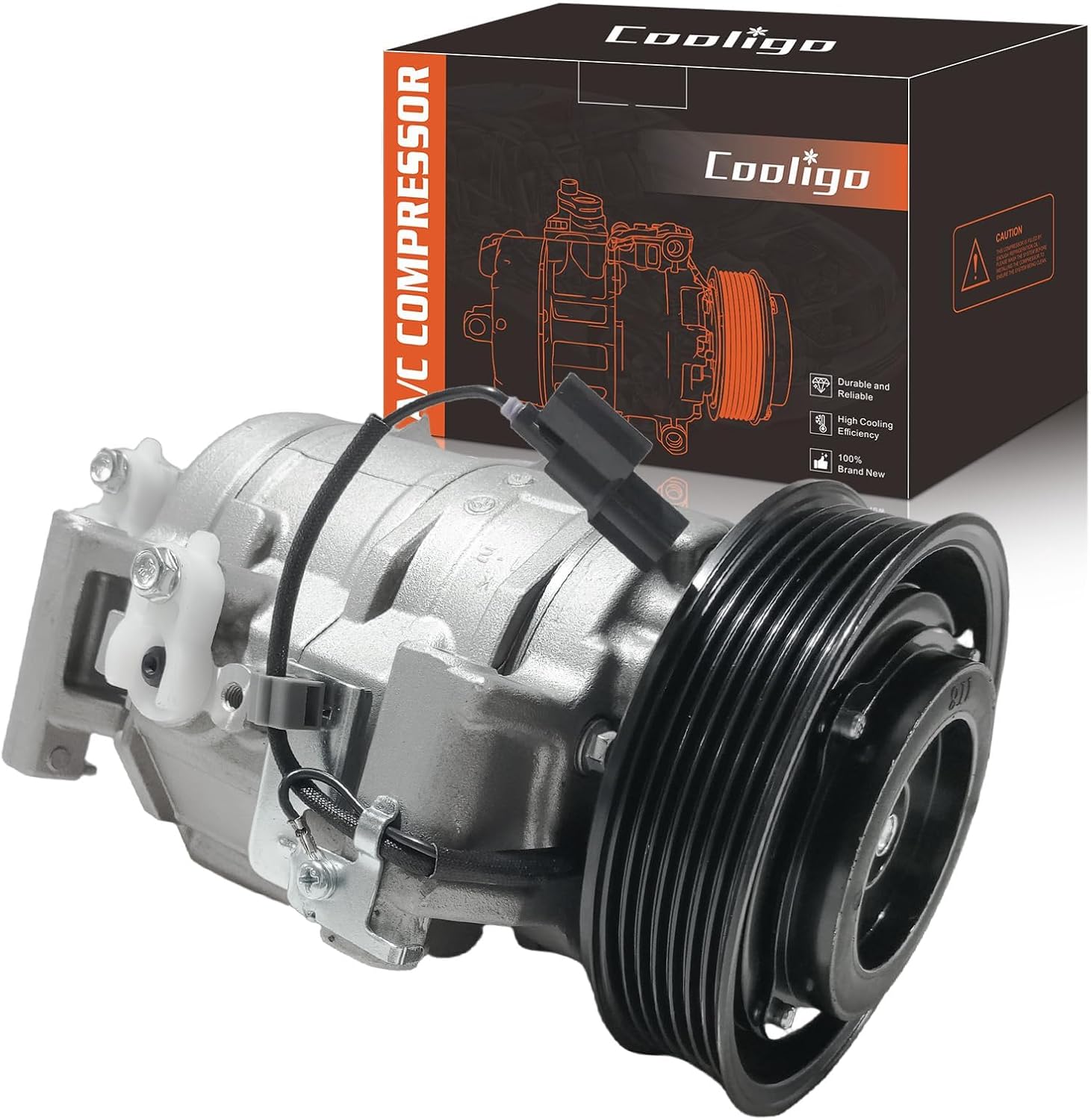 CO11224C A/C Air Conditioning Compressor Fit for 2008-2012 Honda Accord, 2012-2015 Crosstour 2.4L L4