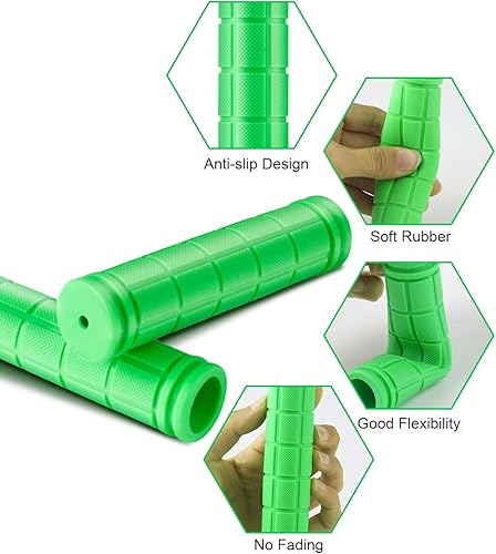 Miniatura 3 de MSDADA 2 pares de empuñaduras de manubrio de bicicleta, agarre de goma antideslizante para niños, bicicleta de montaña, carretera, bicicleta urbana,