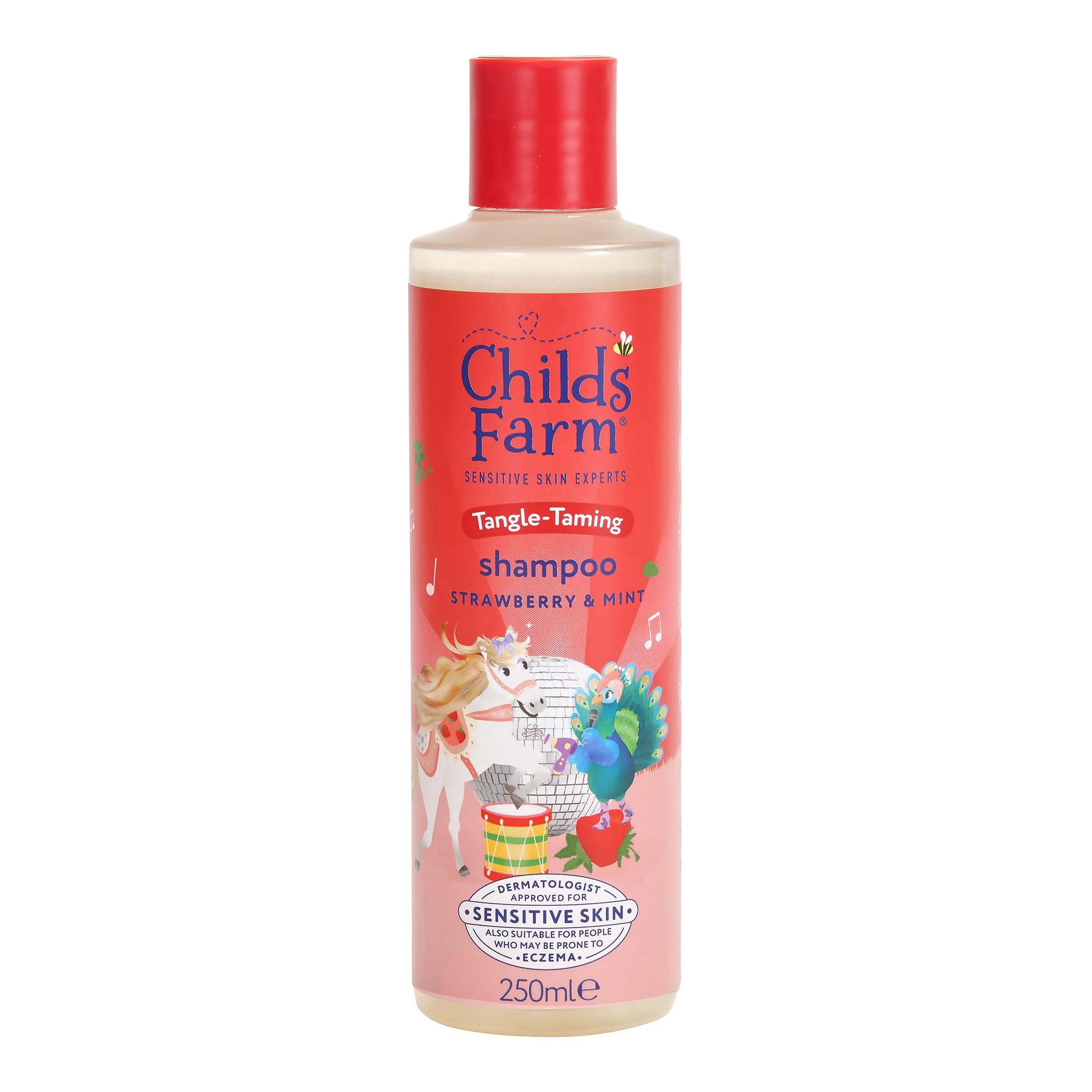 Child's Farm Tangle Taming Shampoo Strawberry & Mint 250ml in Clear