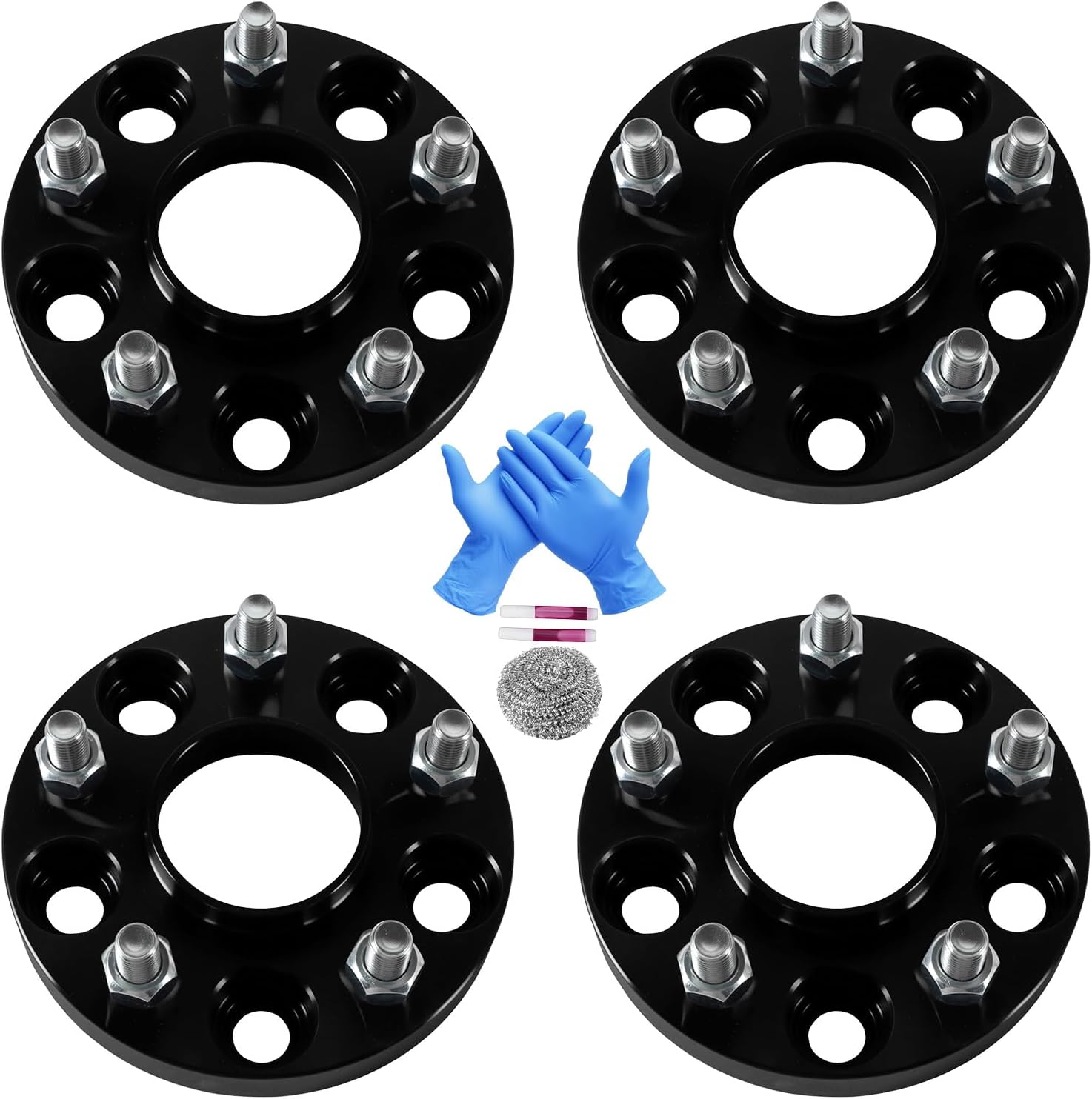 Wheel Spacers 5x112mm 12mm and 15mm, Hub Bore 66.56mm, 4pcs Wheel Adapters, Studs M14x1.25 Car Wheel Accessories for 120i 320i 330e 330i 540i