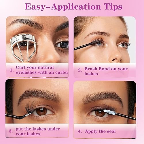 Miniatura 6 de Kit de extensiones de pestañas individuales con volumen, 300 unidades, pestañas individuales, con unión y sellado, 30D, 40D, 0.315 a 0.630 pulgadas