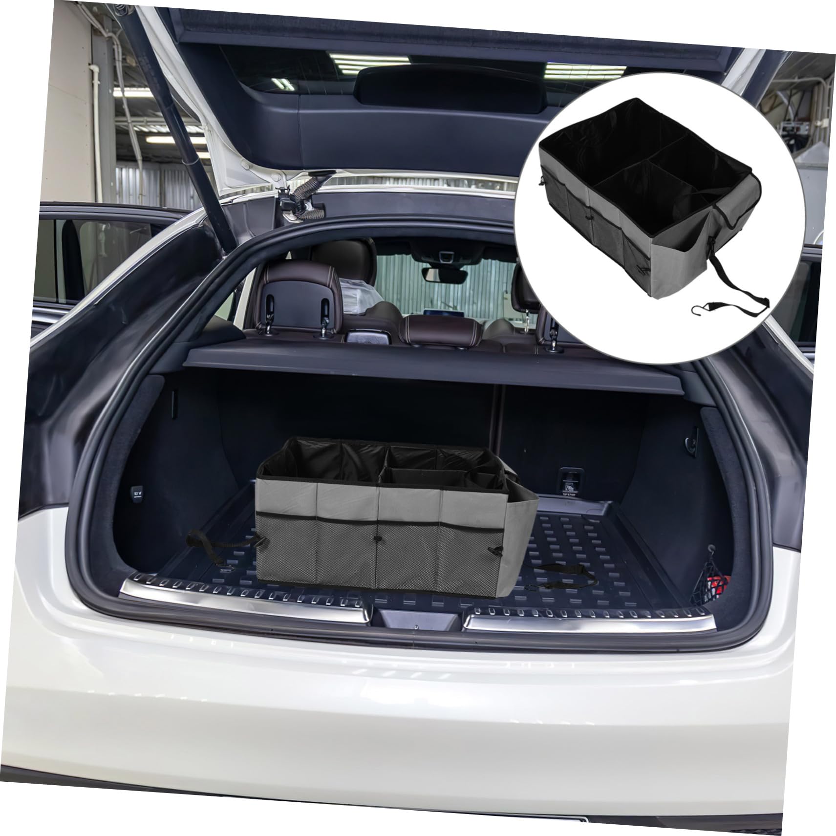 Cabilock Organizador De Maletero Para Suv Plegable Múltiples Compartimentos Para Guardar y Organizar Artículos El Maletero De Coche Fabricado Material Resistente y Duradero