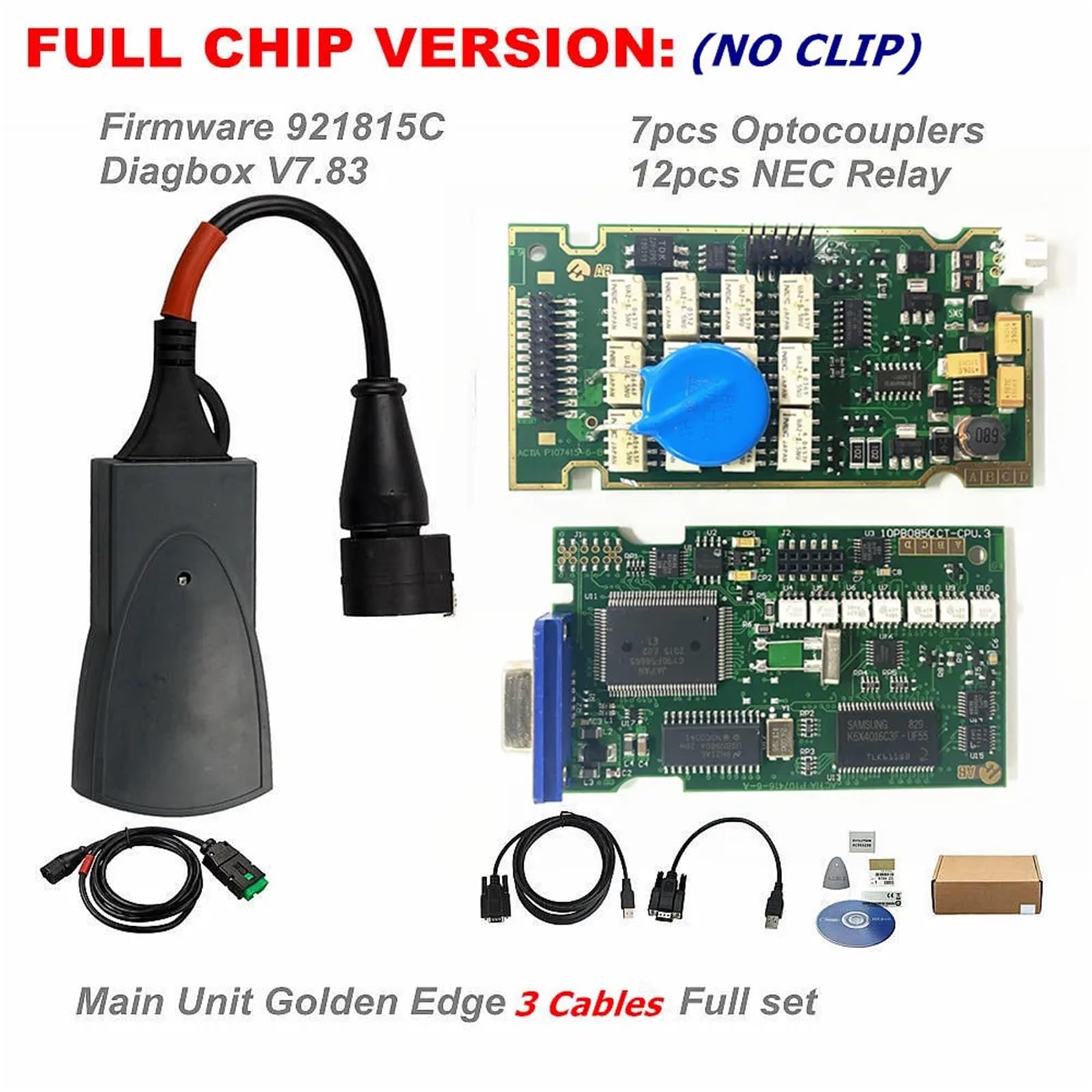 Professionelles Diagnosewerkzeug Vollchips Lexia3 PP2000 OBD2 Diagbox V9.91 Firmware 921815C for Peugeot Lexia