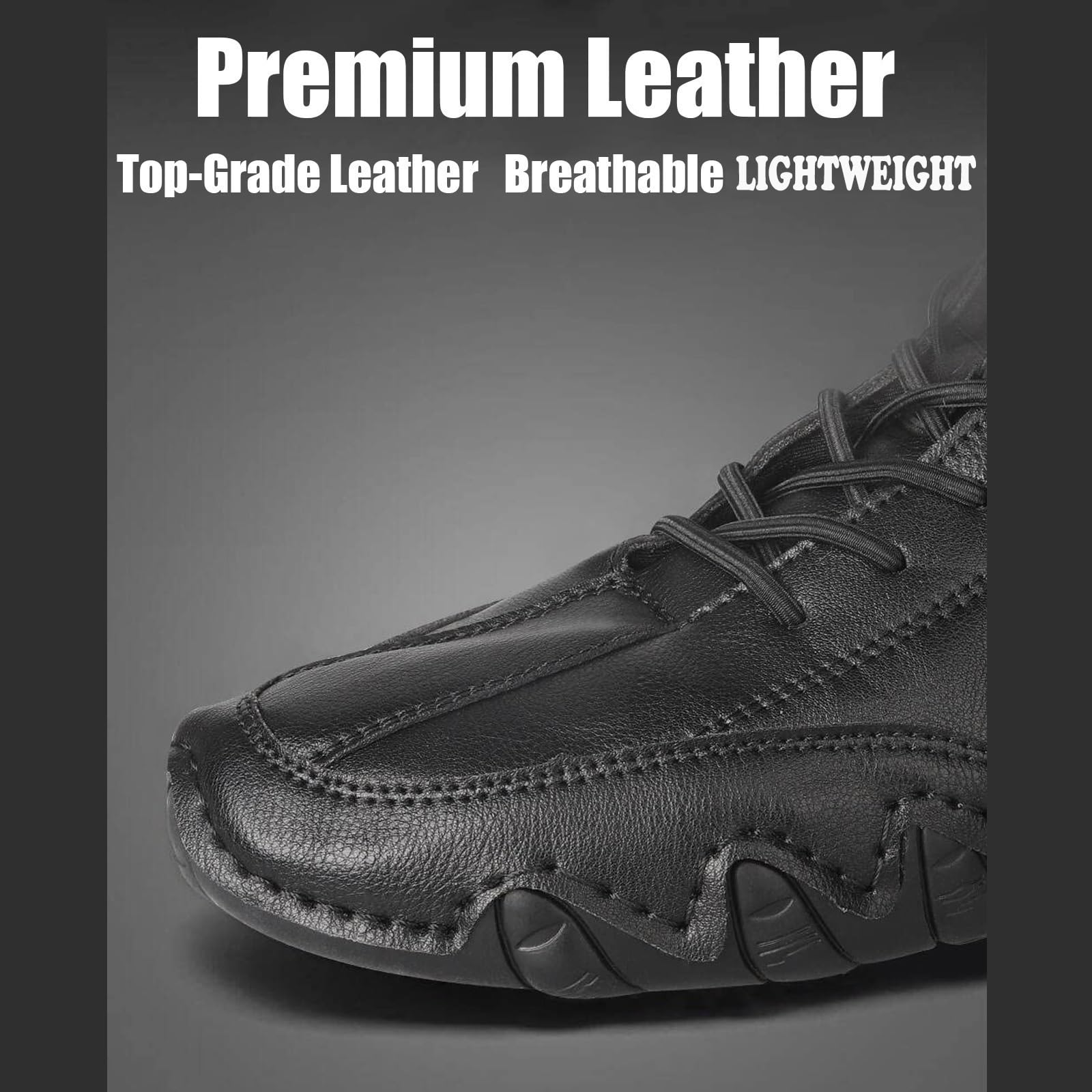 Stivali Alti in Pelle Scamosciata Italiani Fatti a Mano Scarpe Beck da Uomo Sneakers Casual in Pelle Scamosciata Impermeabili Stivaletti a Piedi Nudi Traspiranti Antiscivolo(Marrone,43 EU)