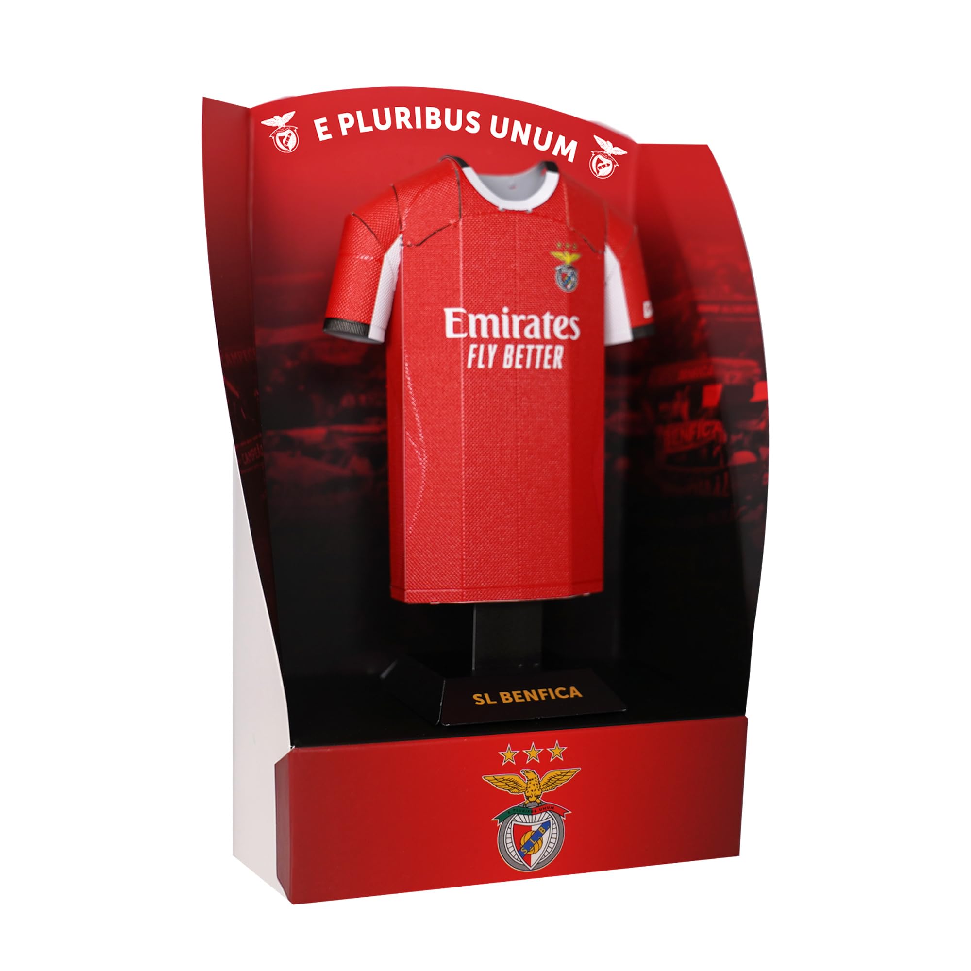 S.L. Benfica 25/26 Home Metal Football Shirt, Officially Licensed Miniature Alloy Replica Jersey Collectible Display Gift - Image 3