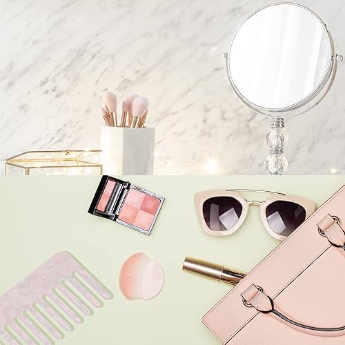 Miniatura 6 de VOCOSTE 2 peines para el cabello con dientes anchos, antiestático, para cabello grueso y rizado, cuidado del cabello, peine desenredante, para