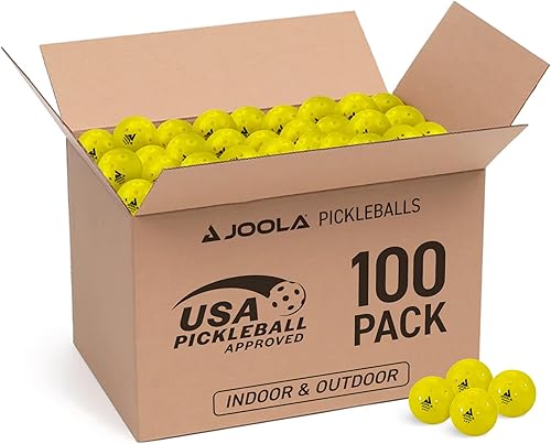 Miniatura 7 de JOOLA Primo Pickleball Balls - Tournament Indoor and Outdoor Pickleball Balls - USAPA Approved - Ideally Weighted and Precision Crafted 40 Hole