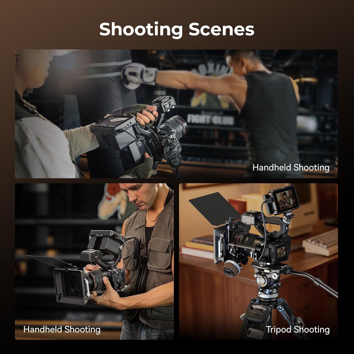 SmallRig Cage Kit for Canon C50 with Top Handle, Hand Strap, Dedicated Handheld Kit with Cable Clamp for HDMI, Built in Quick Release Plate for Arca for DJI RS Series Stabilizers and Tripods - 5809