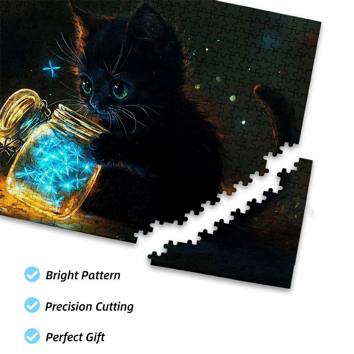 Puzzle 5000 sztuk dla dorosłych kot puzzle dla dorosłych świetlik puzzle zabawki edukacyjne oryginalne prezenty dla kobiet, puzzle kreatywna rozrywka, dekoracja domu 156 x 105 cm I-92