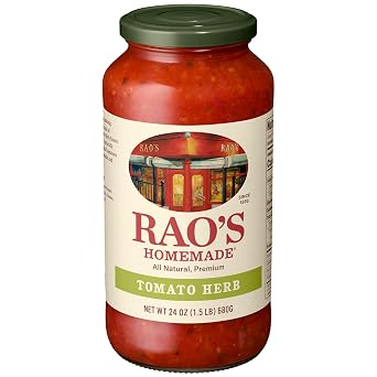 Raos Homemade Tomato Herb Sauce, 24 oz, Tomato Sauce, All Purpose, Keto Friendly Pasta Sauce, Premium Quality Tomatoes from Italy