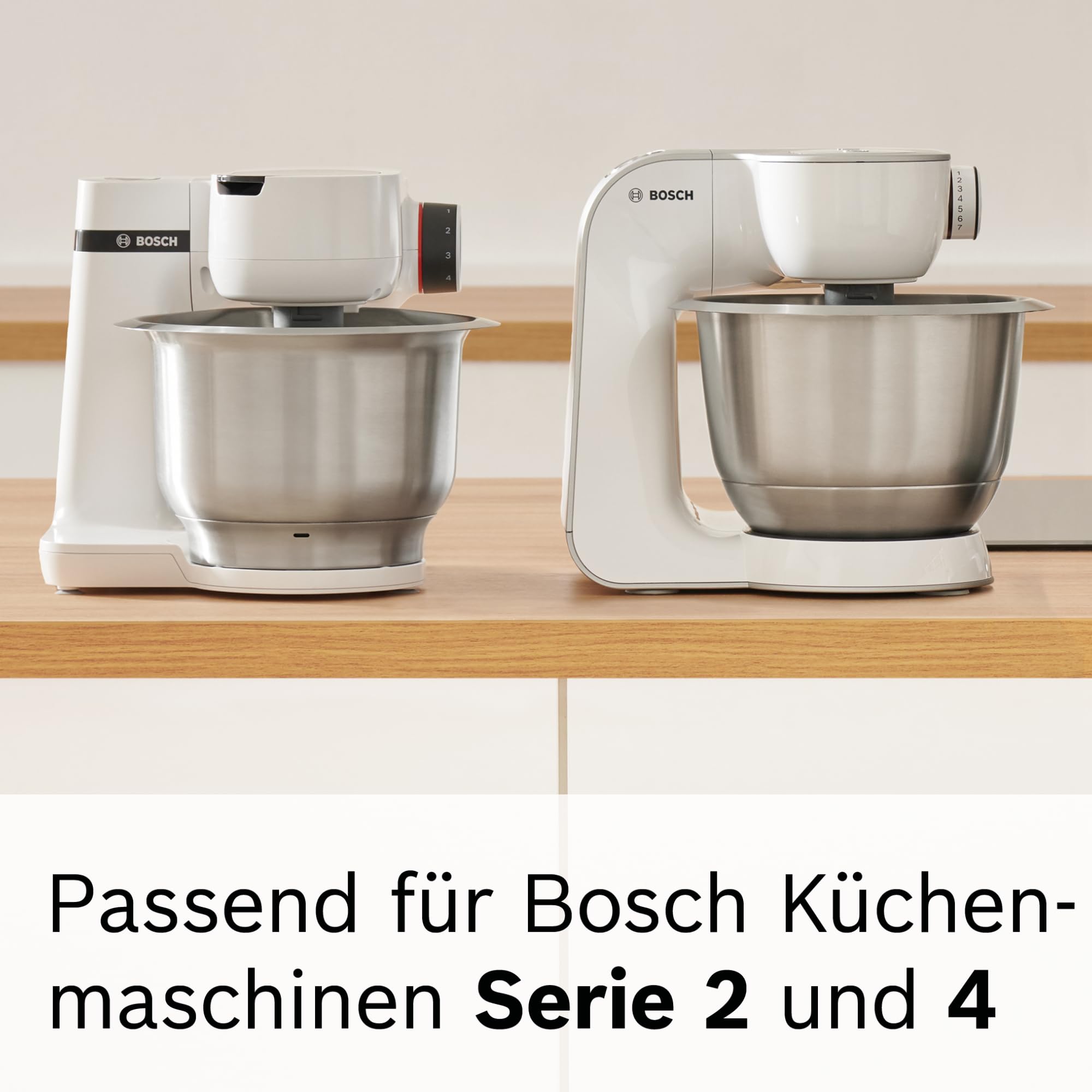 Bosch MUZ5NV3 Pastawalze Spaghetti 1,6mm Edelstahl Zubehör für Küchenmaschine Serie 4 Serie 2