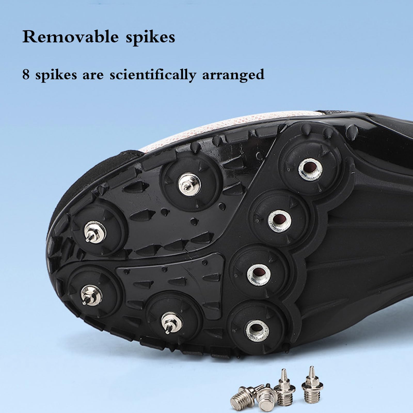 Zapatilla De Correr con Clavos,Zapatillas De Clavos Deportivas Zapatos,Pista Y Campo Zapatillas Correr Clavos,A Prueba De Choques,Se Puede Utilizar En Competiciones De Atletismo