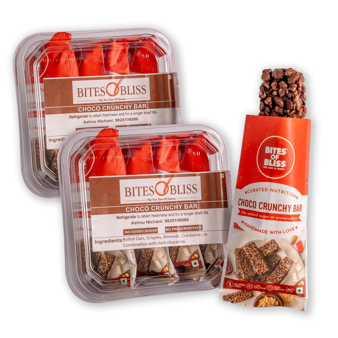 Bites of Bliss Date N Seeds Bar | Vegan Protein Bar Without Sugar | Dates, Almonds, Pumpkin, Sunflower, Flax, White & Black Sesame, Chia & Watermelon seeds | No Added Preservatives | Healthy Energy Bars | Double Pack — Amazon image 22