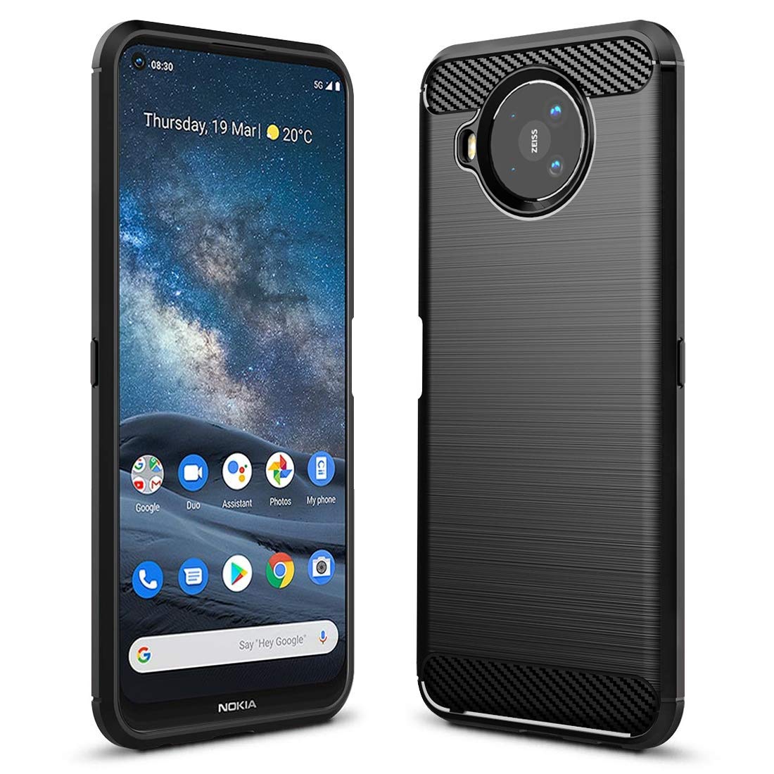 Lustree Rugged Armour TPU Military Grade Back Cover Case for Nokia 8.3 5G (Black) (B08LVLHRG1) Amazon Price History, Amazon Price Tracker