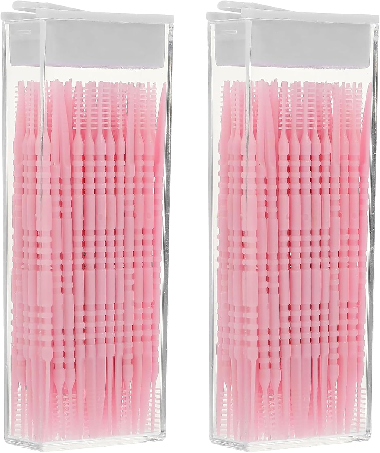 Plastic toothpicks for Teeth Brushes Convenient Interdental Cleaners with Ergonomic Handle for Use Teeth Cleaner for Home and Travel Total Plastic toothpicks for Teeth Cleaning