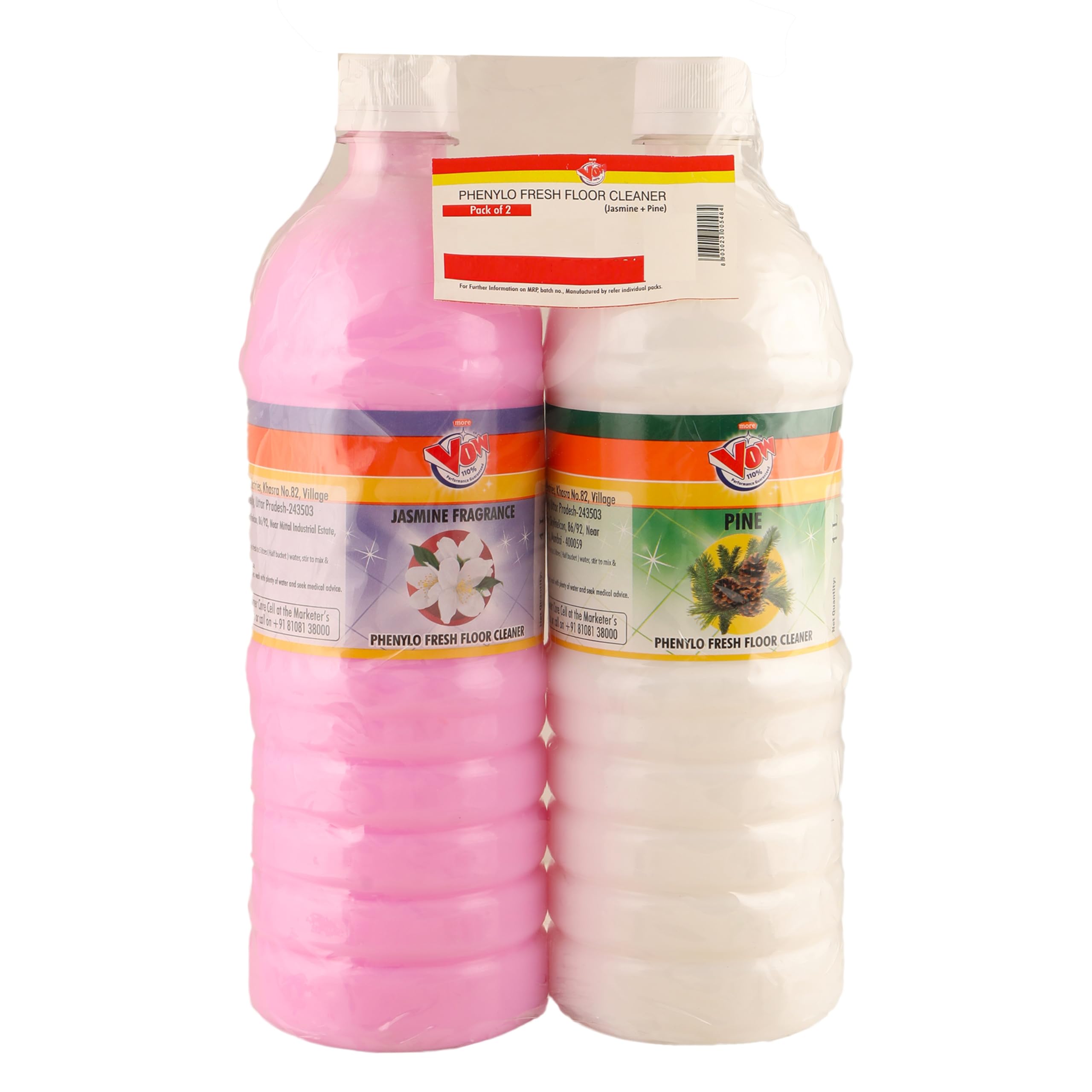 Vow Phenyl Floor Cleaner - 1 Ltr, Pack of 2 (Jasmine & Pine Fragrance) (B0D359NCQ7) Amazon Price History, Amazon Price Tracker
