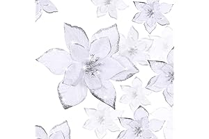 WILLBOND White Christmas Poinsettias