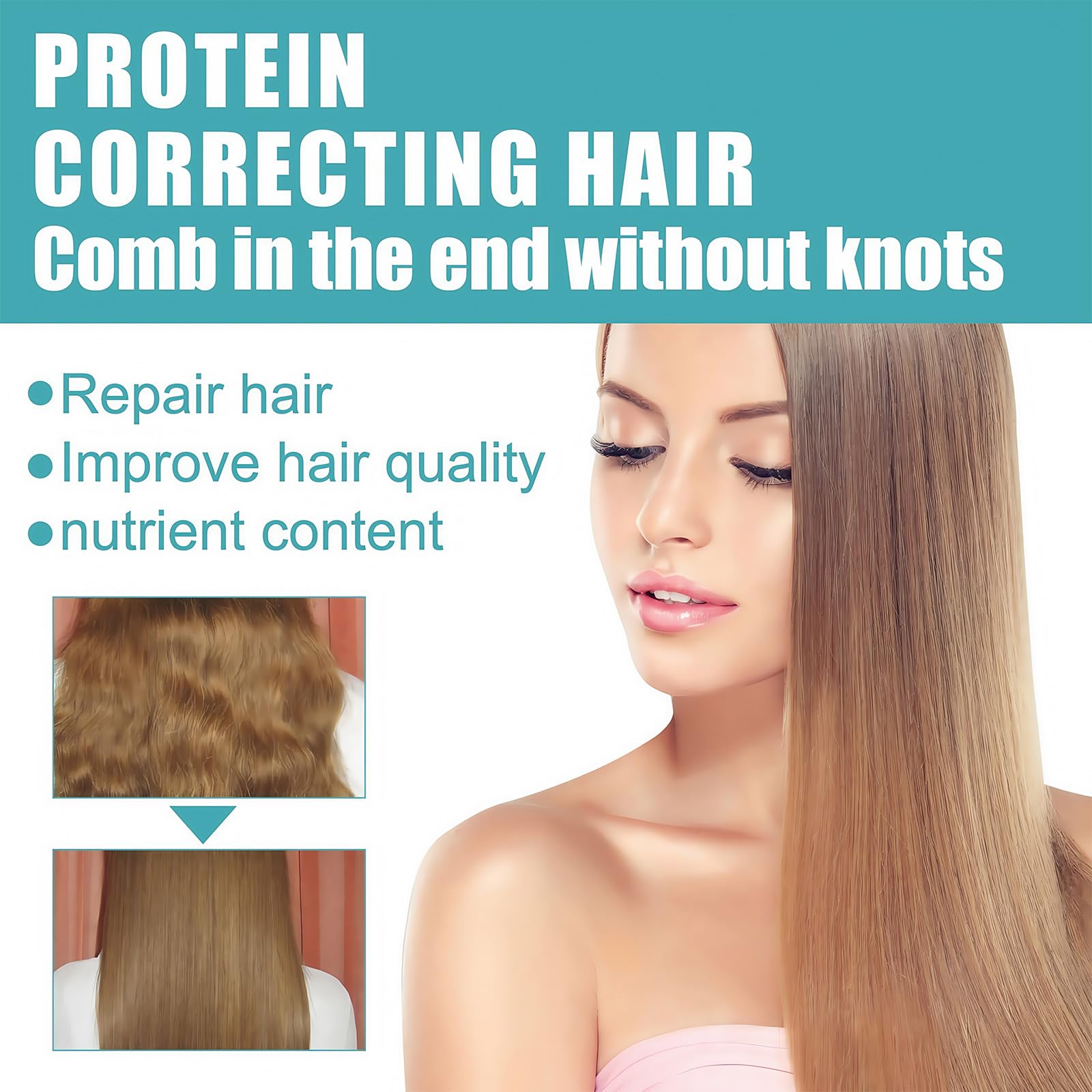 Hair Straightening Cream, Hair Smoothing Cream, Protein Hairs Treatment - Image 2