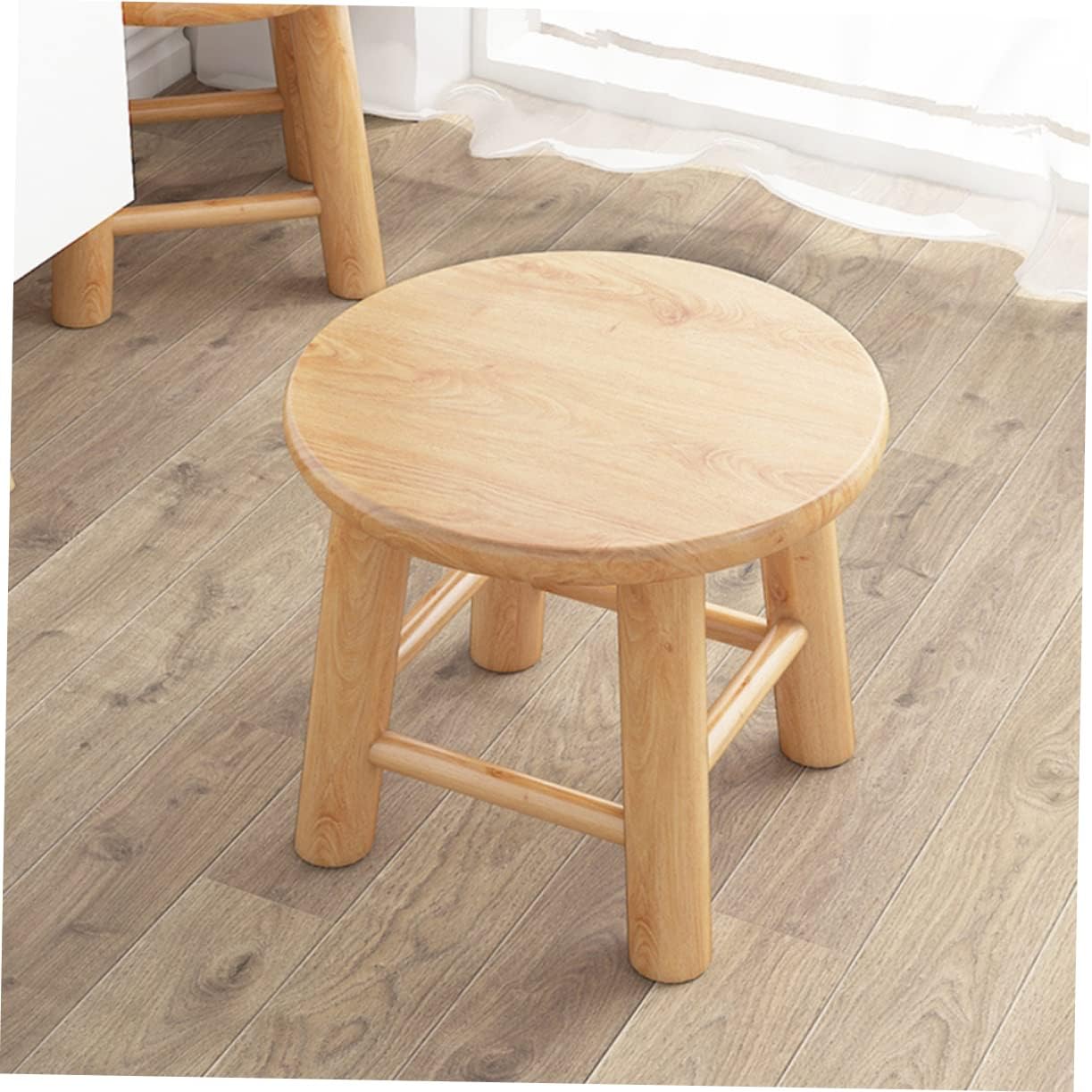 Wooden Step Stool for Toddlers Low Stool for Boys and Girls Bathroom Kitchen