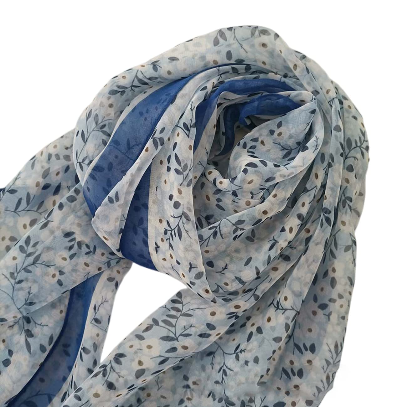 FAIRYGATE Chiffon Schal Seiden Tuch im Punkte Design Hochwertiger Schal für Damen Mädchen Halstuch weicher für Frühjahr Sommer Herbst Winter 20A48
