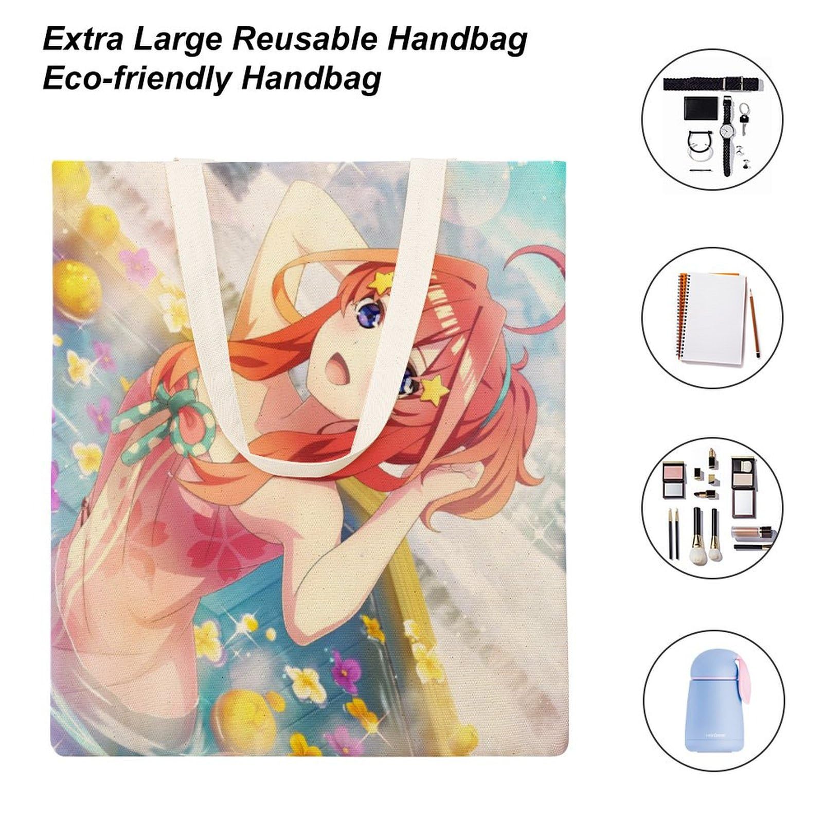 Amazon.co.jp: 五等分の花嫁 中野五月 トートバッグ キャンバス 大容量