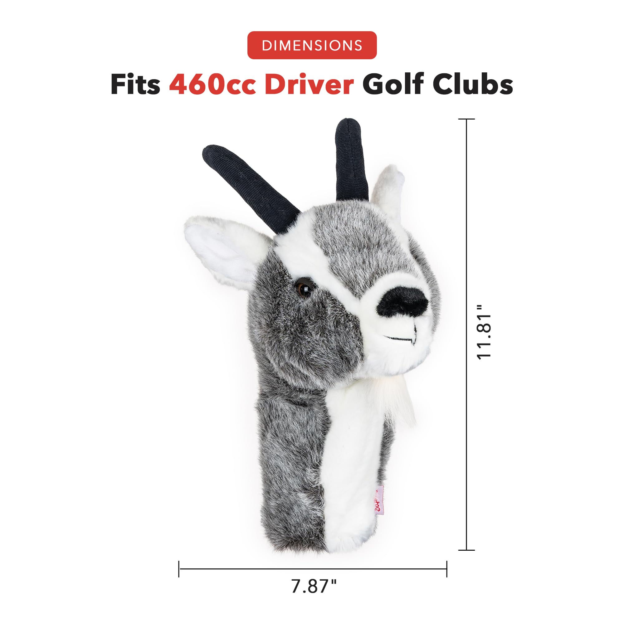 Daphne 's Novelty de cabra funda para Driver de golf