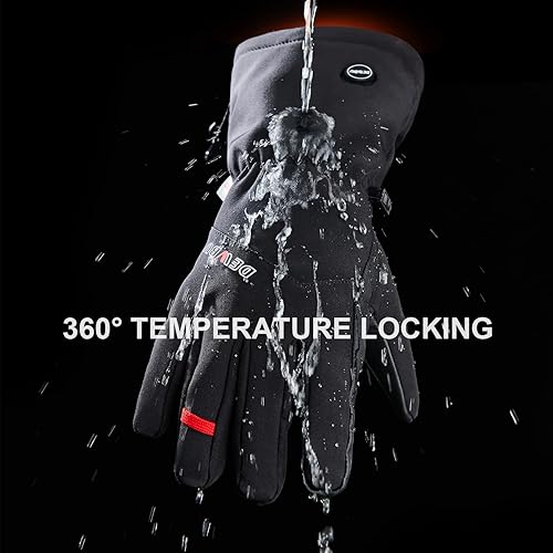 Miniatura 4 de DEWBU Heated Gloves with Battery Pack, Rechargeable Electric Gloves for Women and Men, Waterproof Heated Work Gloves