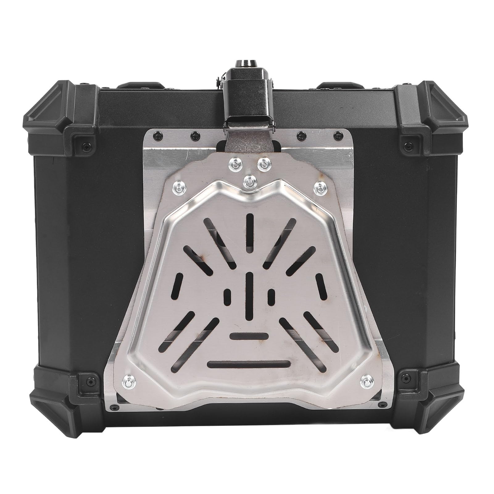 Focket Top Case de Moto, Coffre de Moto en Alliage d'aluminium 45 L, Sac à Bagages de avec Verrouillage de sécurité à 2 Clés et Base à Dégagement Rapide pour Le Rangement du Casque et du Matériel