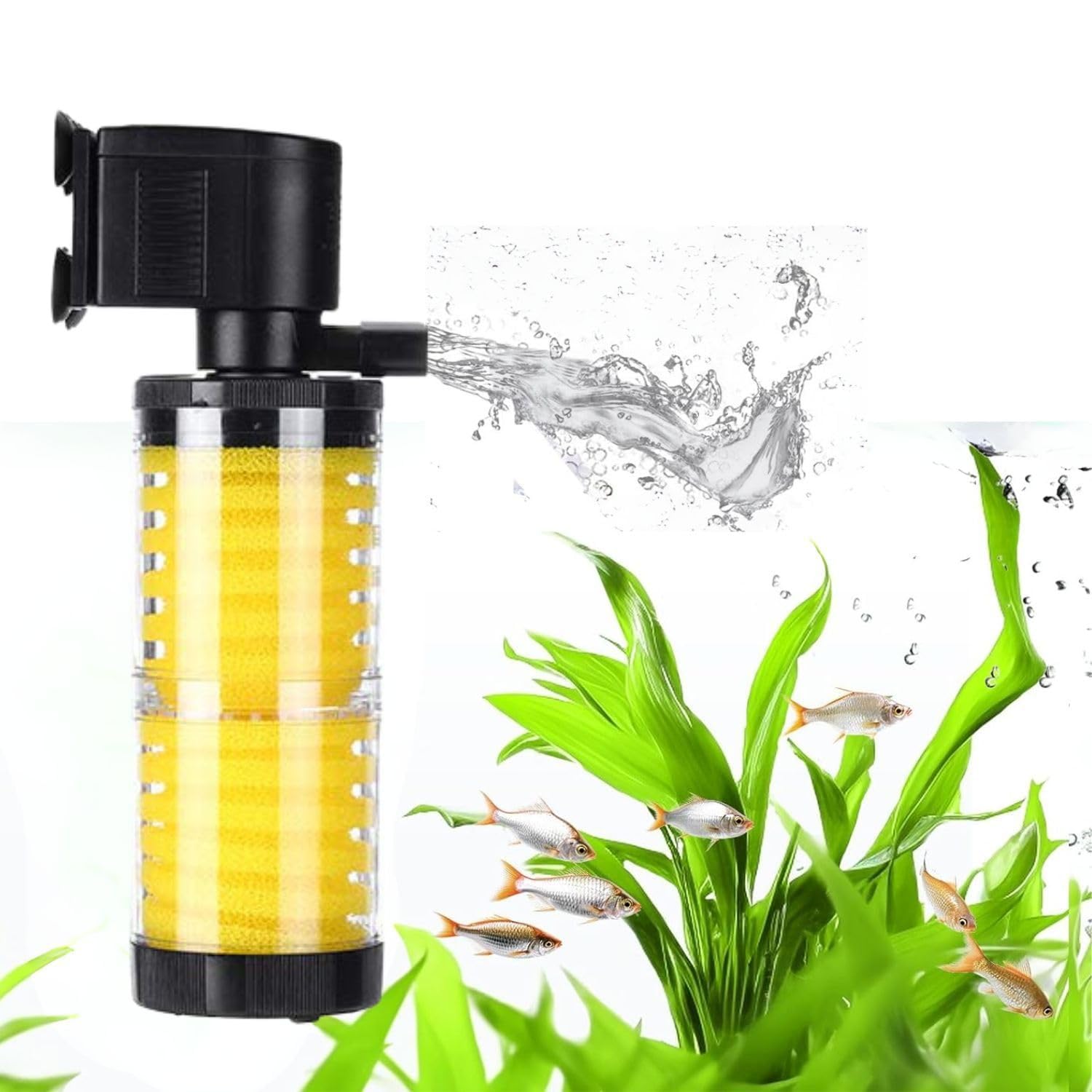 VAYINATO® (LY-3300 | 20W | 1100L/Hr | Fit for 2.5 Feet Tank) Multi Function Powerful Aquarium Internal Filter, Ultra Quiet Design and Fully Submersible by Petzlifeworld (B0CWRY6QWN) Amazon Price History, Amazon Price Tracker
