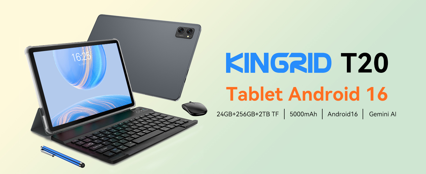 Amazon.com : Tablet, 2026 Lastest Android 16 Tablet with Keyboard