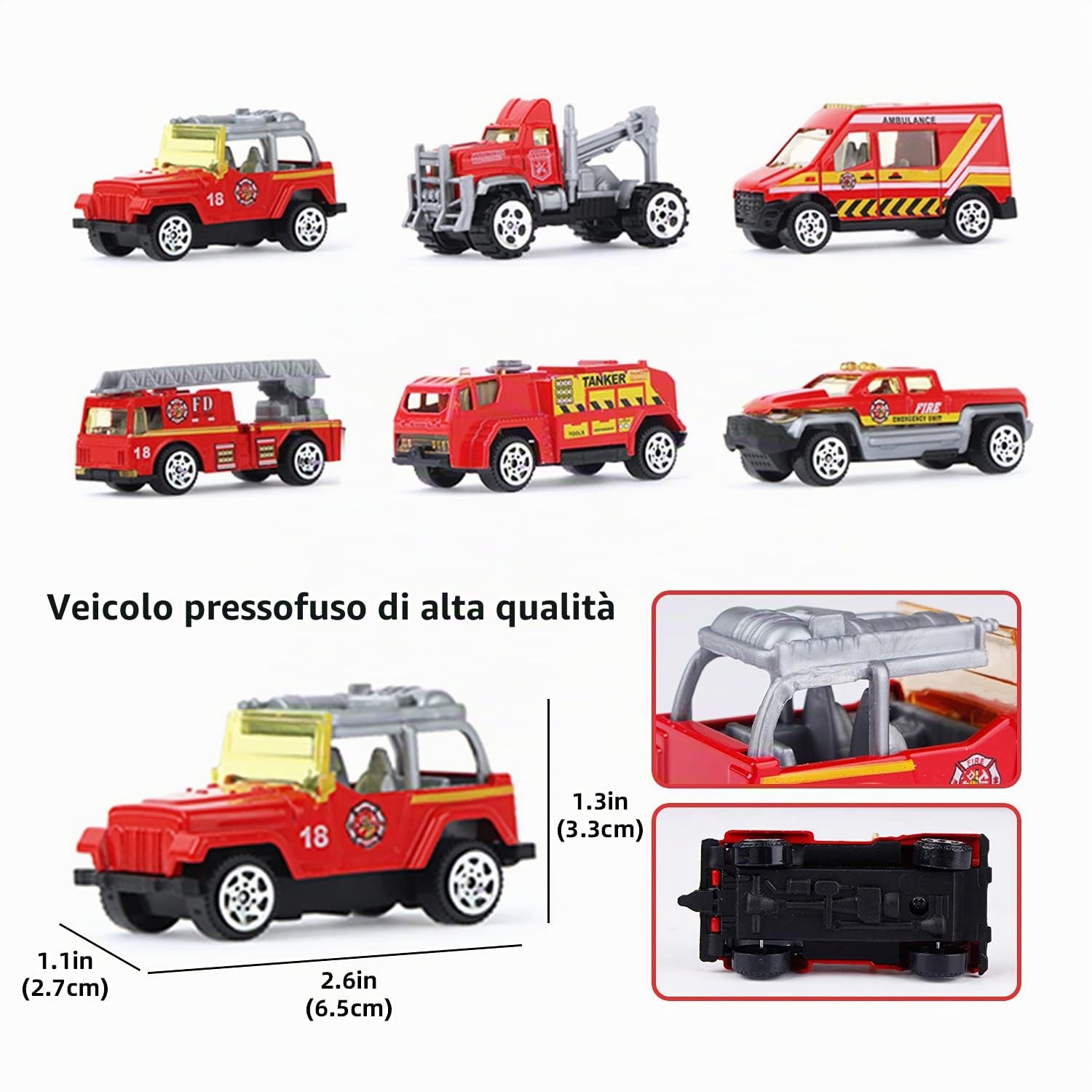 Aereo Giocattolo Con Pompieri Camion Giocattoli Giochi Per Bambini 3 Anni Garage Macchine Interattivi Giochi Educativi 3 Anni Regalo Gioco Bimbo 4 5 Anni